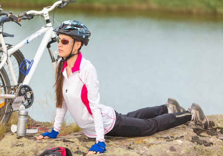 Strečing po bicyklovaní. Výber cvikov pre cyklistov >