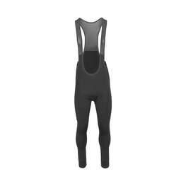AGU Cyklistické nohavice dlhé s trakmi - ESSENTIAL WINDPROOF  - čierna