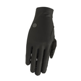 AGU Cyklistické rukavice dlhoprsté - RACEDAY FLEECE - čierna