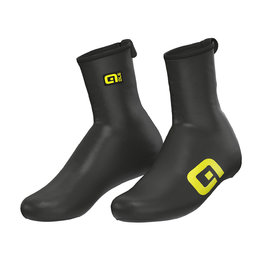 ALÉ Cyklistické návleky na tretry - PIOGGIA - čierna/žltá