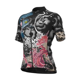 ALÉ Cyklistický dres s krátkym rukávom - OCEAN LADY - viacfarebná