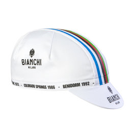 BIANCHI MILANO Cyklistická čiapka - NEON - biela