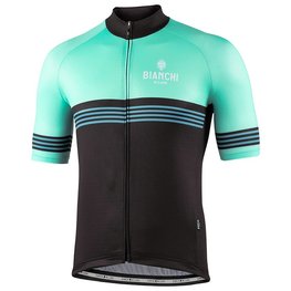 BIANCHI MILANO Cyklistický dres s krátkym rukávom - PRIZZI - zelená/čierna