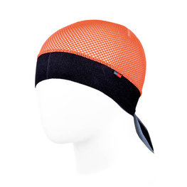 BIOTEX Cyklistická bandana - POWERFLEX NET - oranžová/čierna