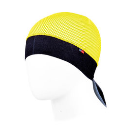 BIOTEX Cyklistická bandana - POWERFLEX NET - čierna/žltá