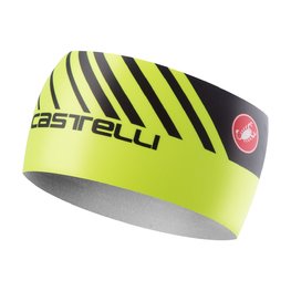 CASTELLI Cyklistická čelenka - ARRIVO 3 THERMO - žltá/čierna