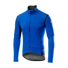 CASTELLI Cyklistická zateplená bunda - PERFETTO ROS CONVERT - modrá