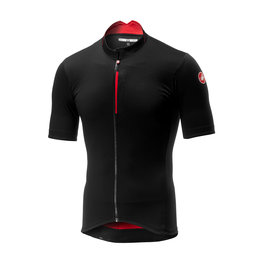 CASTELLI Cyklistický dres s krátkym rukávom - ESPRESSO - čierna