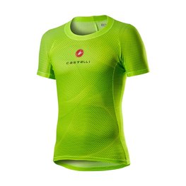 CASTELLI Cyklistické tričko s krátkym rukávom - PRO MESH - žltá