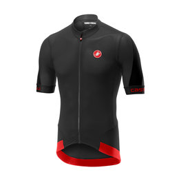 CASTELLI Cyklistický dres s krátkym rukávom - VOLATA 2.0 - červená/čierna