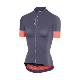 CASTELLI Cyklistický dres s krátkym rukávom - ANIMA 2.0 LADY - modrá/ružová
