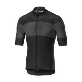 CASTELLI Cyklistický dres s krátkym rukávom - RUOTA - čierna/šedá