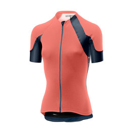 CASTELLI Cyklistický dres s krátkym rukávom - SCHEGGIA 2.0 LADY - šedá/ružová