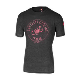 CASTELLI Cyklistické tričko s krátkym rukávom - ARMANDO - ružová/šedá