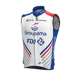 ALÉ Cyklistická vesta - GROUPAMA FDJ 2019 - modrá/biela/červená