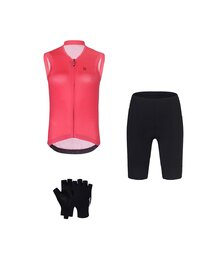 RIVANELLE Cyklistický mega set - PURE - ružová/čierna