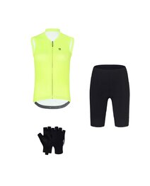 RIVANELLE Cyklistický mega set - PURE - žltá/čierna