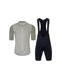 HOLOKOLO Cyklistický krátky dres a krátke nohavice -   - bordová/šedá/čierna