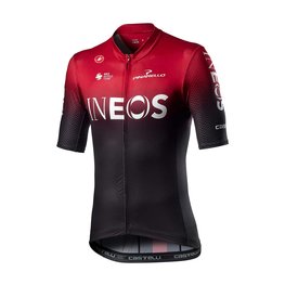 CASTELLI Cyklistický dres s krátkym rukávom - INEOS 2020 - červená/čierna