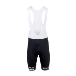 AGU Cyklistické nohavice krátke s trakmi - JUMBO-VISMA 2019 - čierna