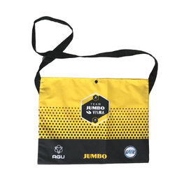 AGU Cyklistický nákrčník - JUMBO-VISMA 2019 - žltá/čierna