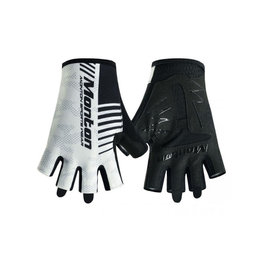 MONTON Cyklistické rukavice krátkoprsté - CARTER - biela