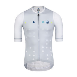 MONTON Cyklistický dres s krátkym rukávom - BLINKY - šedá