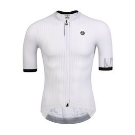 MONTON Cyklistický dres s krátkym rukávom - QUEST - biela