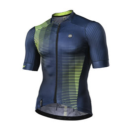 MONTON Cyklistický dres s krátkym rukávom - FLEETING - čierna/žltá