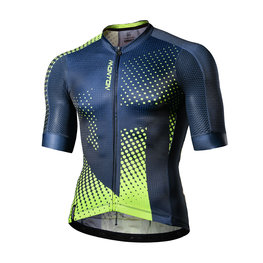 MONTON Cyklistický dres s krátkym rukávom - ILLUMINATION - žltá/čierna