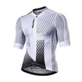 MONTON Cyklistický dres s krátkym rukávom - ILLUMINATION - čierna/biela