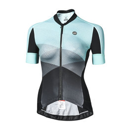 MONTON Cyklistický dres s krátkym rukávom - MAGIC LAND LADY - čierna/zelená