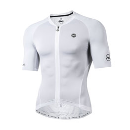 MONTON Cyklistický dres s krátkym rukávom - TRAVELLER 2.0 - biela