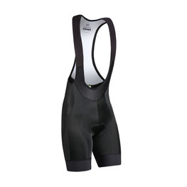 MONTON Cyklistické nohavice krátke s trakmi - TRANSCENDENCY LADY - čierna