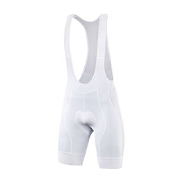 MONTON Cyklistické nohavice krátke s trakmi - KADAJ - biela