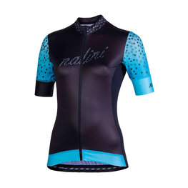 NALINI Cyklistický dres s krátkym rukávom - AIS STILOSA 2.0 LADY - modrá/čierna