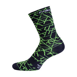 NALINI Cyklistické ponožky klasické - AIS SAETTA 2.0 H19 - žltá/čierna