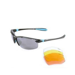 Cyklistické okuliare - S11.DB - čierna/svetlo modrá