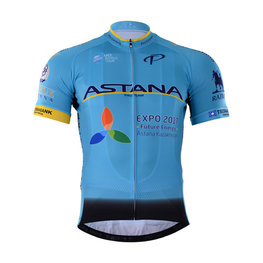 Cyklistický dres s krátkym rukávom - ASTANA 2017 - svetlo modrá
