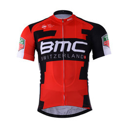 Cyklistický dres s krátkym rukávom - BMC 2017 - červená/čierna
