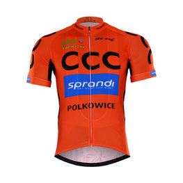 Cyklistický dres s krátkym rukávom - CCC RENO 2016 - oranžová