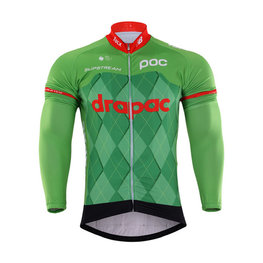BONAVELO Cyklistický dres s dlhým rukávom zimný - CANNONDALE 2017 WNT - zelená