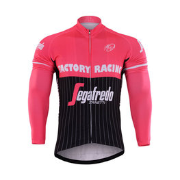 Cyklistický dres s dlhým rukávom zimný - TREK ROSE WINTER - čierna/ružová