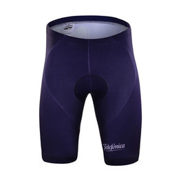 BONAVELO Cyklistické nohavice krátke bez trakov - MOVISTAR 2017  - modrá