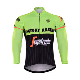 Cyklistický dres s dlhým rukávom letný - TREK 2017 SUMMER - žltá/čierna