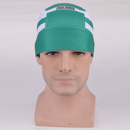 BONAVELO Cyklistická bandana - CAJA RURAL 2018 - tyrkysová/biela