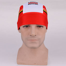 Cyklistická bandana - LOTTO 2018 - červená/biela