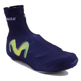 Cyklistické návleky na tretry - MOVISTAR 2018 - zelená/modrá