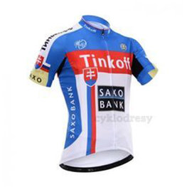 Cyklistický dres s krátkym rukávom - TINKOFF 2015 KIDS - červená/modrá/biela