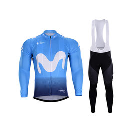 BONAVELO set - MOVISTAR 2018 WINTER - modrá/čierna